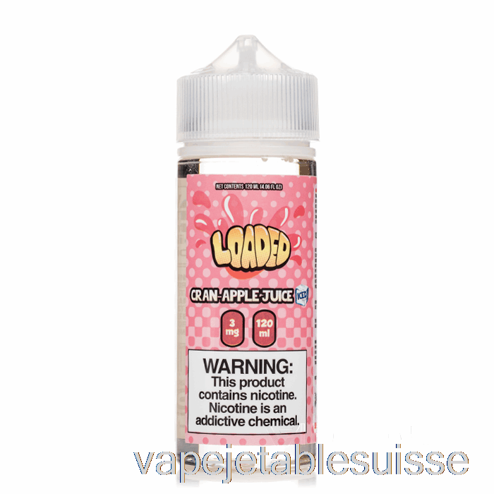 Vape Suisse Pomme De Canne Glacée - E-liquide Chargé - Impitoyable - 120ml 0mg